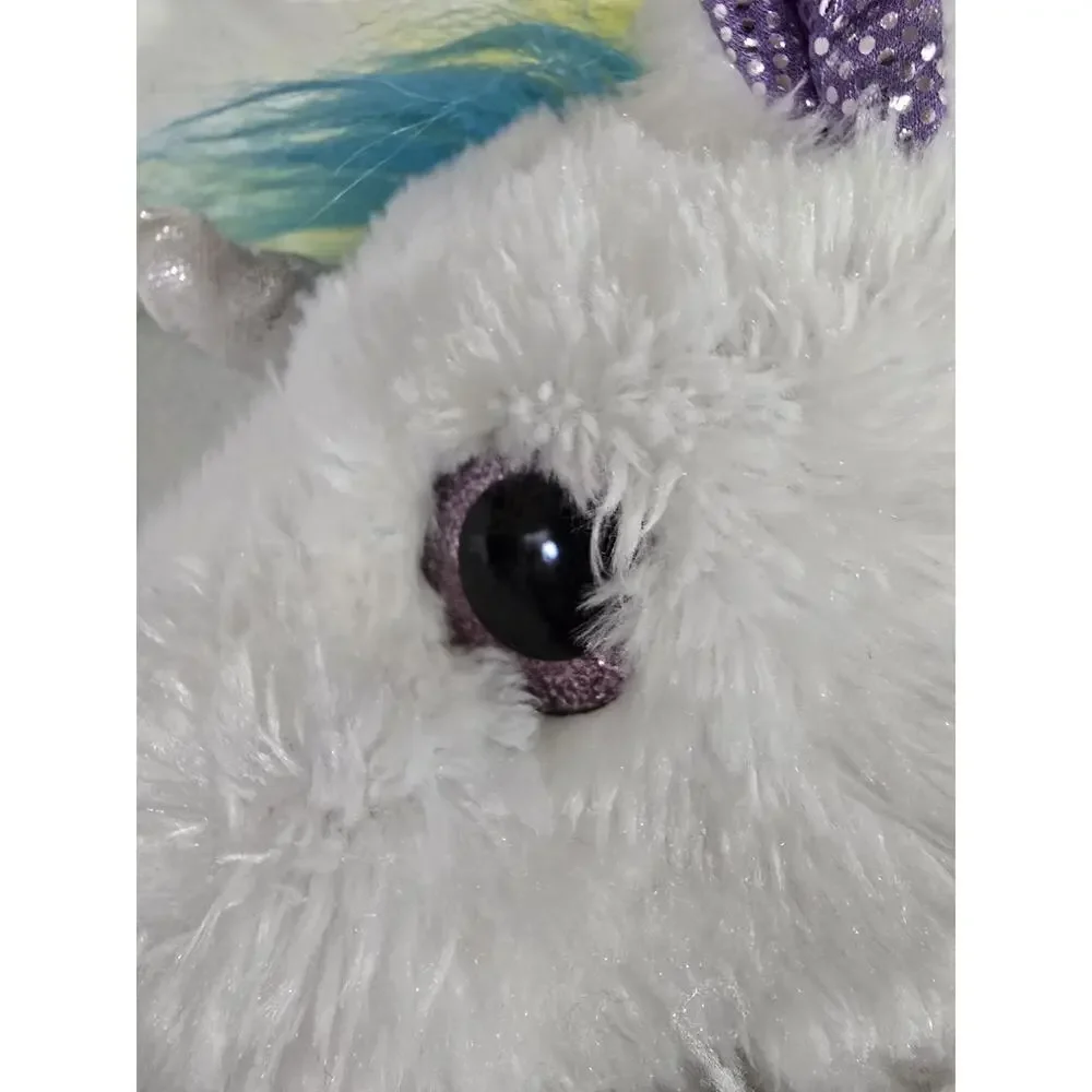 Sparkle Tales Rainbow Unicorn Stuffed Animal Plush Toy Aurora 2019 White - Picture 2 of 9